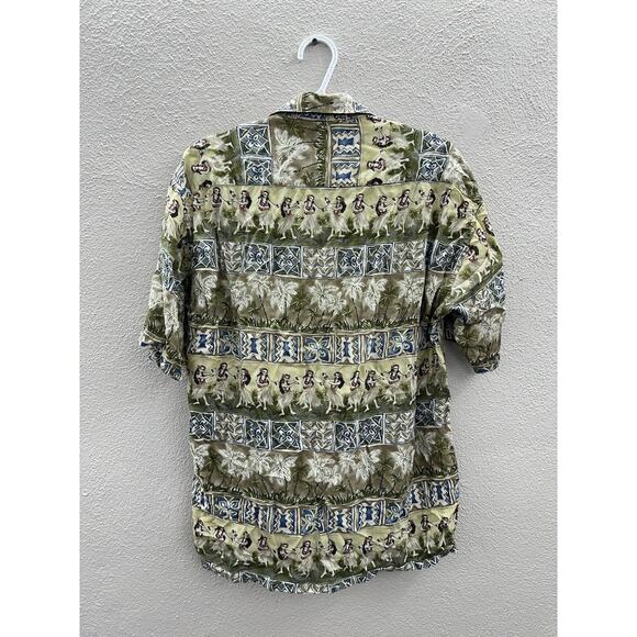 Campia Moda Mens Shirt Size Large Hawaiin Short Sleeve Button Up Vintage - Picture 6 of 10